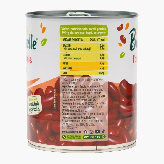Fasole roșie boabe 800g