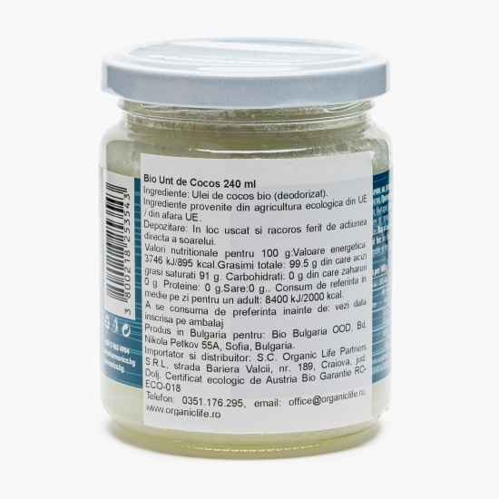 Ulei de cocos eco 240ml