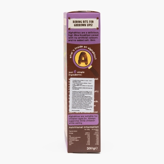 Multicereale Alphabites cu cacao 350g