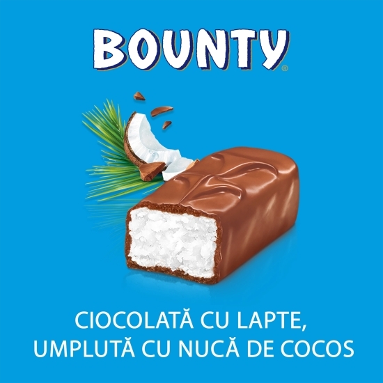 Baton cu cocos învelit în ciocolată cu lapte 6x85g