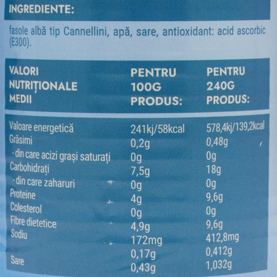 Fasole albă 400g