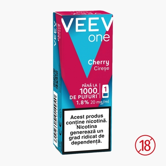 Capsulă pentru țigară electronică Cherry 1.8%, 20mg/ml nicotină, 1000 puffs