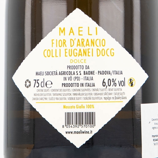 Vin spumant Muscato Giallo, 6%, 0.75l