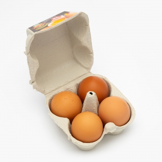 4 ouă proaspete de la țară mărimea XL cod 1