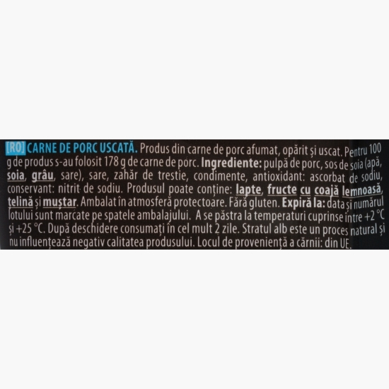 Snack carne de porc uscată 40g