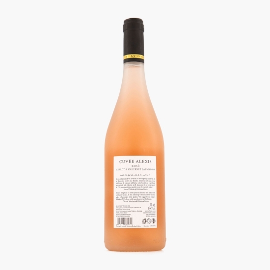 Vin rose sec Cuvee Alexis Merlot&Cabernet Sauvignon, 13%, 0.75l