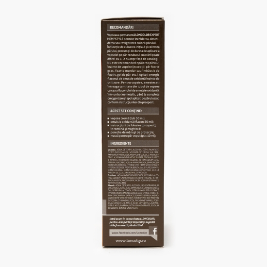 Vopsea permanentă pentru păr Expert Hempstyle 8.66 roșu intens 100ml