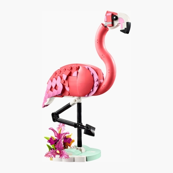 Animale sălbatice: Flamingo Roz, 31170 Creator 3 în 1, 288 piese, +8 ani