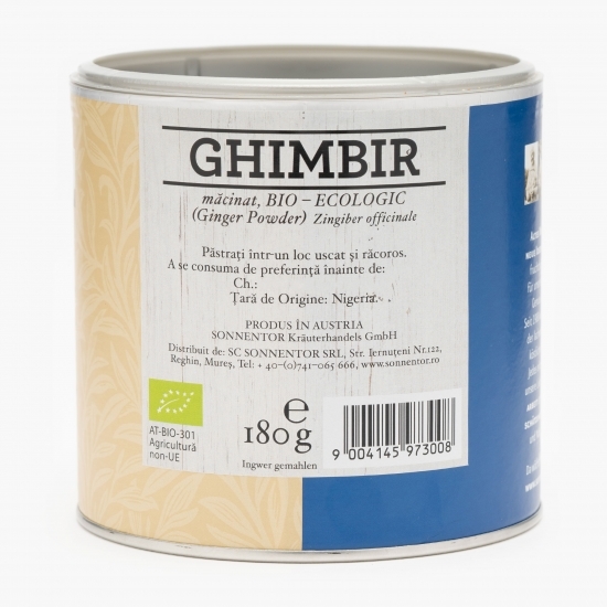 Ghimbir măcinat eco 180g