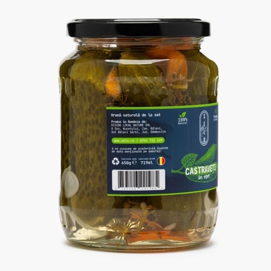 Castraveți în oțet 650g