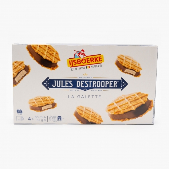 Înghețată sandwich de vanilie cu ciocolată 4x52g