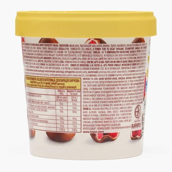 Zmeură în ciocolată albă și ciocolată cu lapte 150g