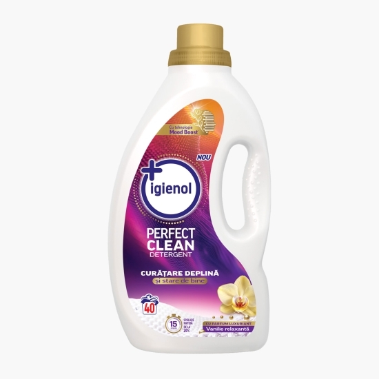 Detergent de rufe lichid Perfect Clean Vanilla, 40 spălări, 1.6l
