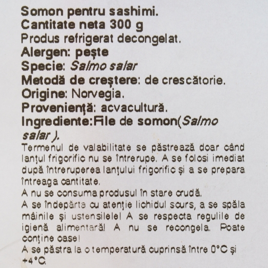 Somon pentru sashimi 300g