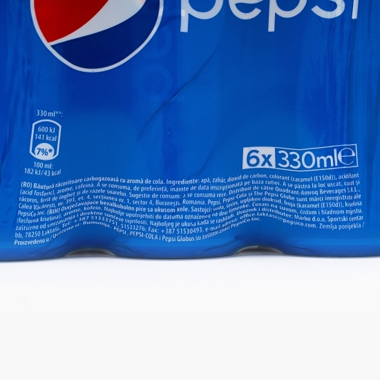 Băutură carbogazoasă aromă cola doză 6x0.33l