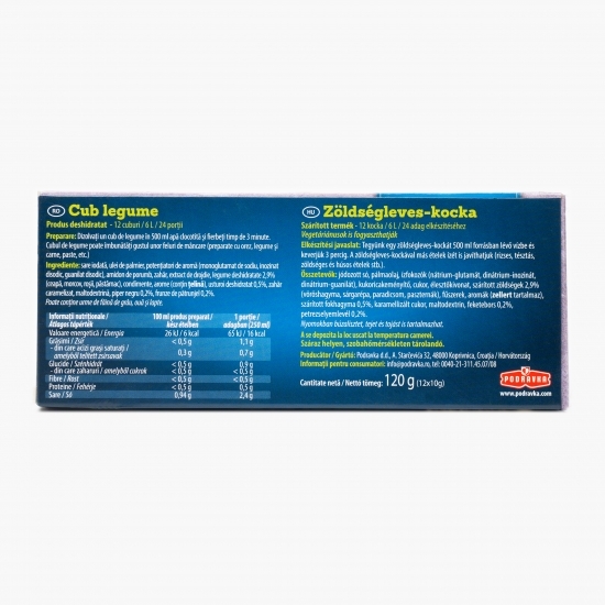 Cub de legume 120g