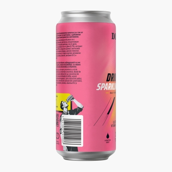 Băutură carbogazoasă cu electroliți și vitamine Driver's Sparkling Water Watermelon&Lemongrass, doză 330ml