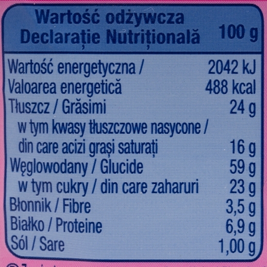 Biscuiți cu toping de zmeură 100g