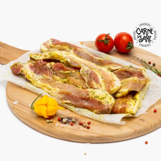 Fleică de porc fără os, marinată 500g