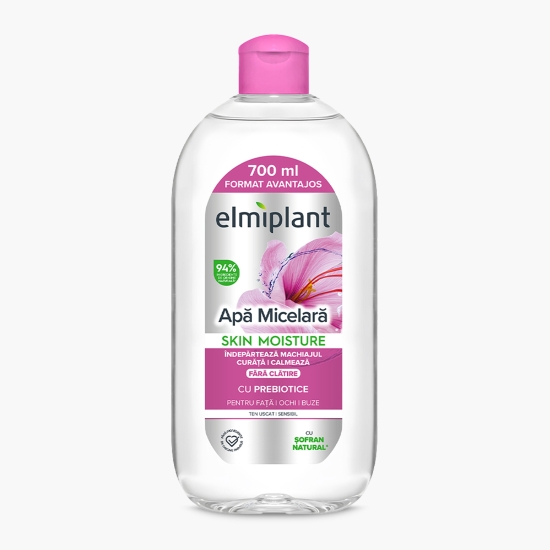 Apă micelară pentru ten uscat și sensibil Skin Moisture Prebiotice, 700ml