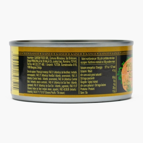 Ton Yellowfin steak în ulei 170g