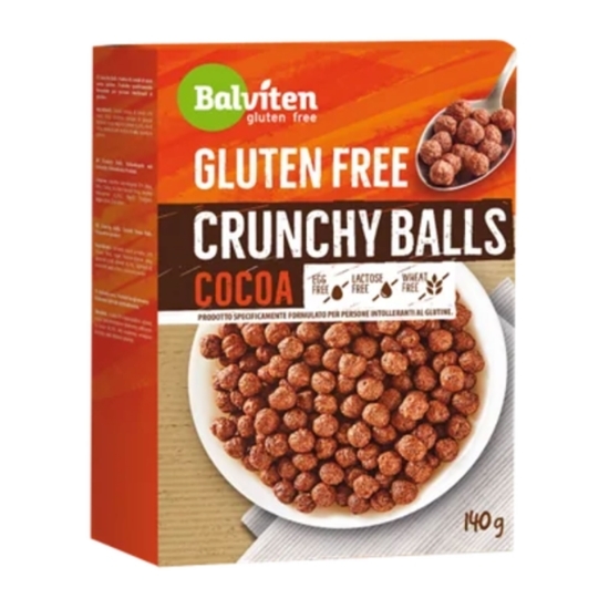 Cereale biluțe crocante cu cacao, fără gluten 140g
