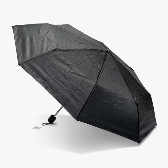 Umbrelă pliabilă clasică negru, adult, 24cm