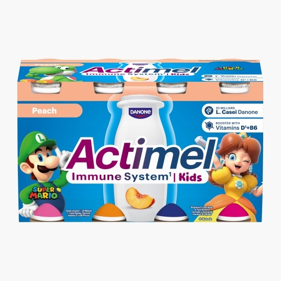 Iaurt de băut cu piersică 8x100g