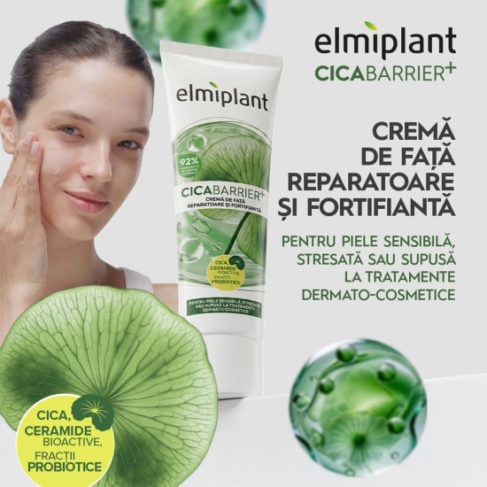 Cremă de față reparatoare și fortifiantă Cicabarrier+ 50ml