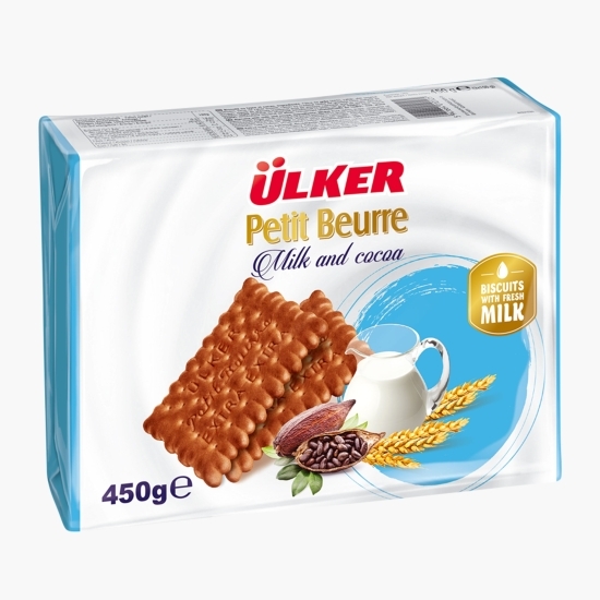 Biscuiți Petit Beurre cu lapte și cacao 450g