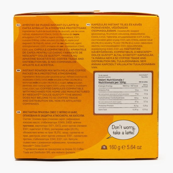 Latte Machiatto 16 băuturi, capsule compatibile Dolce Gusto