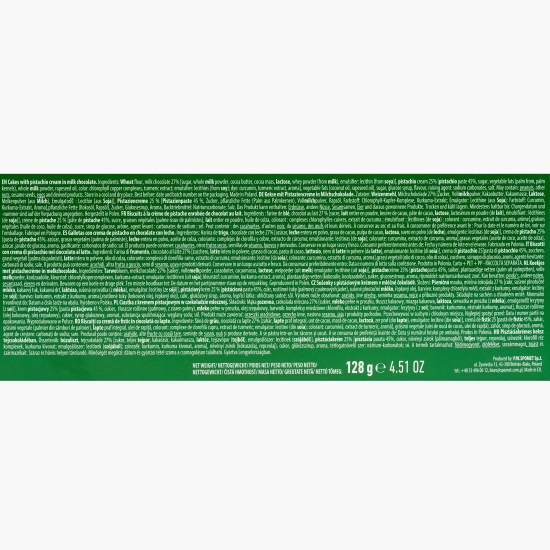 Cookies Dubai cu 45% cremă de fistic și cataif 128g