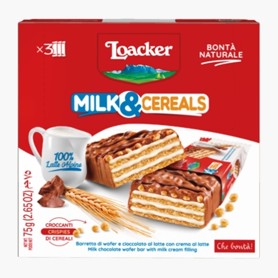 Napolitane Milk&Cereals 4x25g