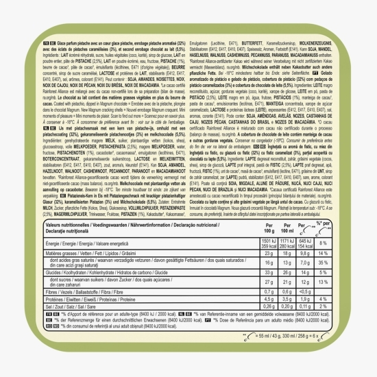 Înghețată mini cu fistic La Pistache, 6x55ml