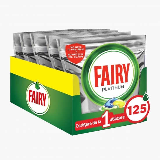 Detergent automat capsule pentru mașina de spălat vase Platinum, 125 spălări