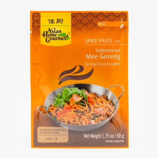 Pastă condimentată indoneziană pentru tăiței Mee Goreng, Noodles 50g