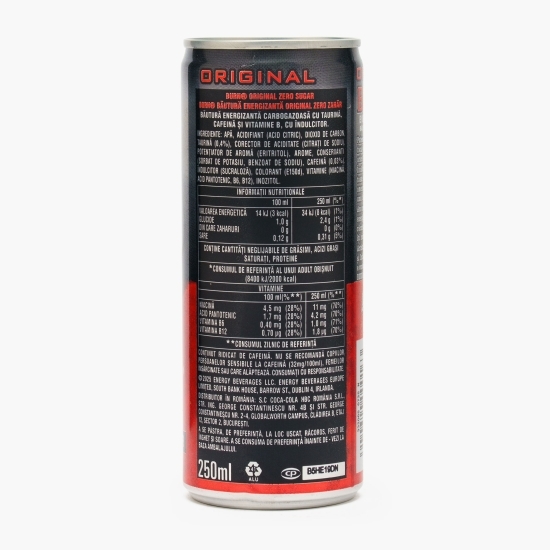 Băutură energizantă Zero Sugar 250ml