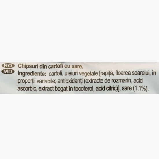 Chipsuri din cartofi cu sare 125g