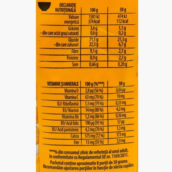Cereale pentru mic dejun cu miere 250g