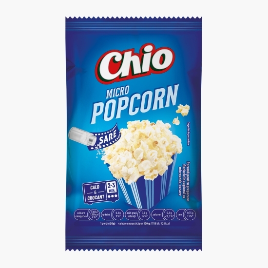 Popcorn microunde cu sare 80g
