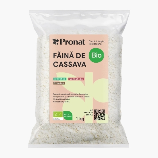 Făină de cassava (tapioca/manioc) extrafină BIO 1kg
