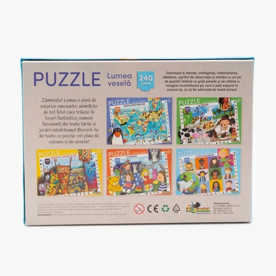 Puzzle - Copiii planetei (240 piese) 3+ ani