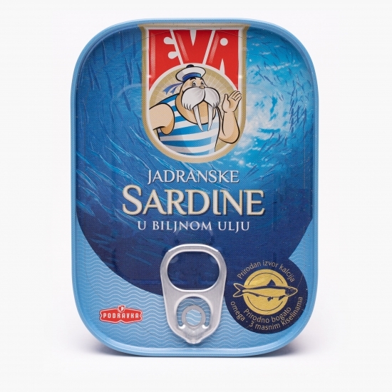 Sardine în ulei vegetal 115g