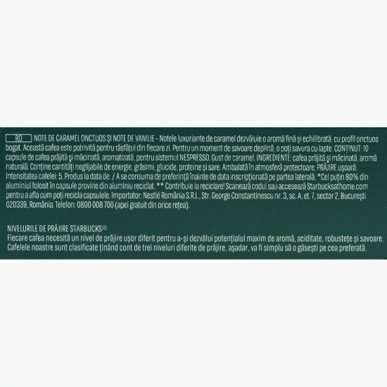Smooth Caramel, 10 băuturi, 51g, capsule cafea