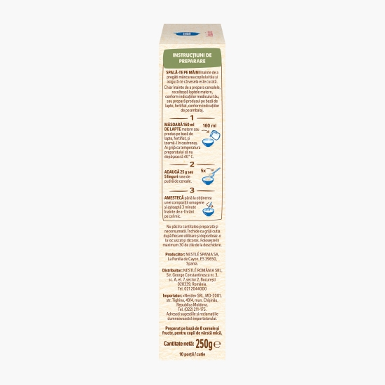 Mix 8 cereale cu fructe, 12-36 luni, 250g