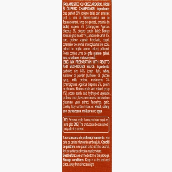 Risotto cu hribi și ciuperci 175g