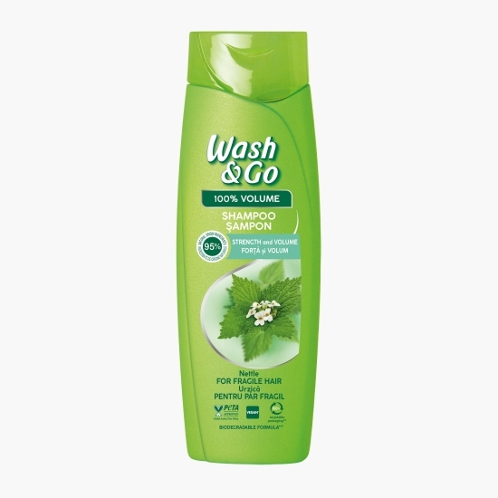 Șampon pentru păr fragil cu tendințe de rupere, cu extract de urzică 360ml