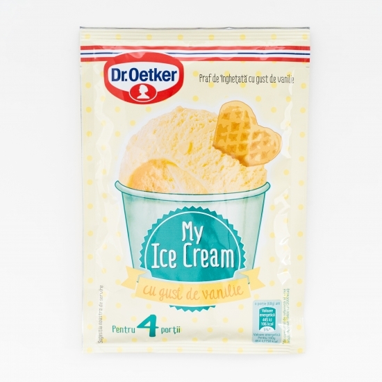 Praf de înghețată cu gust de vanilie 65g