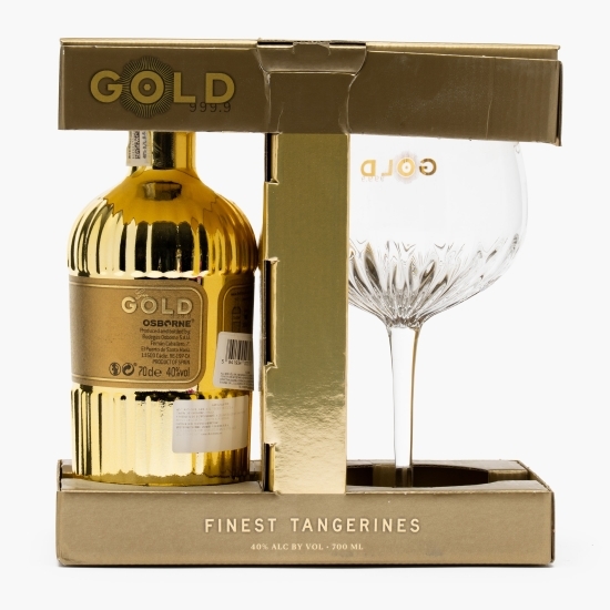 Gin 999.9, 40% alc, 700ml + pahar