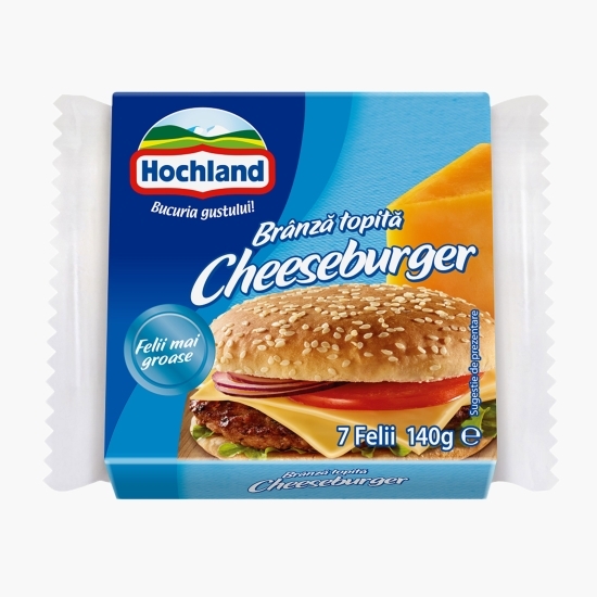 Brânză topită felii cheeseburger 140g